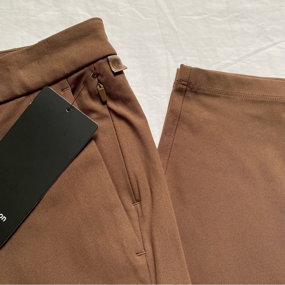 Lululemon Commission Pant Slim 32”L Warpstreme DMOC Dark Mocha Men’s Size 28 - Picture 3 of 6